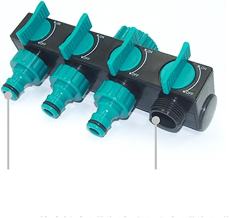 اتصال شیلنگ 4 راهی شوای هگرابی 3/4 اینچ، تقسیم کننده لوله شلنگ باغ، اتصال دهنده آب آبیاری قطره ای پلاستیکی، شیرآلات کشاورزی اتصال شیلنگ 4 راهی شوای هگرابی 3/4 اینچ، تقسیم کننده لوله شلنگ باغ، اتصال دهنده آب آبیاری قطره ای پلاستیکی، شیرآلات کشاورزی