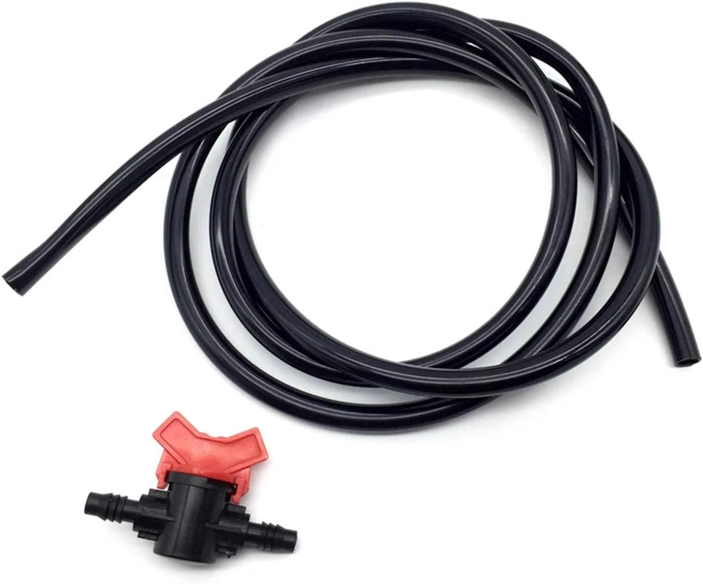 TRENTSNOOK شلنگ باغ 2 متری با شیر 3/8 اینچ، ابزار باغبانی، آبیاری کشاورزی چمن، لوله آبیاری، شلنگ سیلیکونی درجه مواد غذایی، لوله آب TRENTSNOOK شلنگ باغ 2 متری با شیر 3/8 اینچ، ابزار باغبانی، آبیاری کشاورزی چمن، لوله آبیاری، شلنگ سیلیکونی درجه مواد غذایی، لوله آب