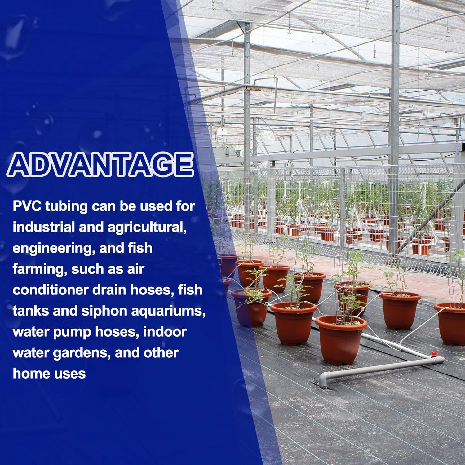 لوله انعطاف پذیر پی وی سی QUARKZMAN، قطر داخلی 16 میلی متر در قطر خارجی 22 میلی متر - لوله های آب وینیل شفاف به طول 3 متر، لوله آب پلاستیکی سبک و انعطاف پذیر برای تانک و آکواریوم