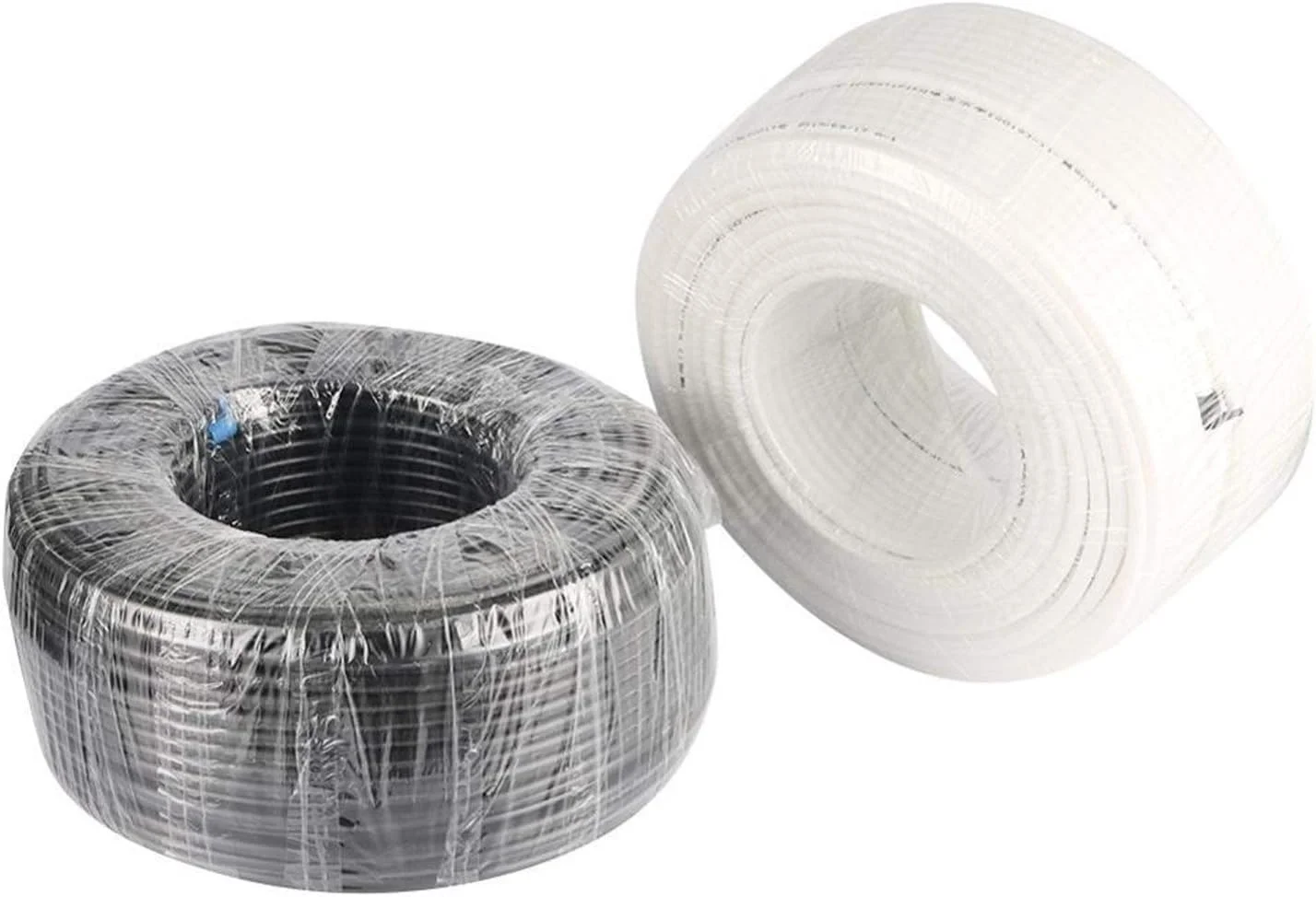 شلنگ باغ 1/4 اینچ لوله آب پلی اتیلن سیستم اتمیزاسیون فشار پایین شلنگ قطر داخلی 4 میلی متر قطر خارجی 6.35 میلی متر لوله آبیاری کشاورزی باغ 10 متر/20 متر/40 متر (رنگ: سفید، اندازه: 20 متر)