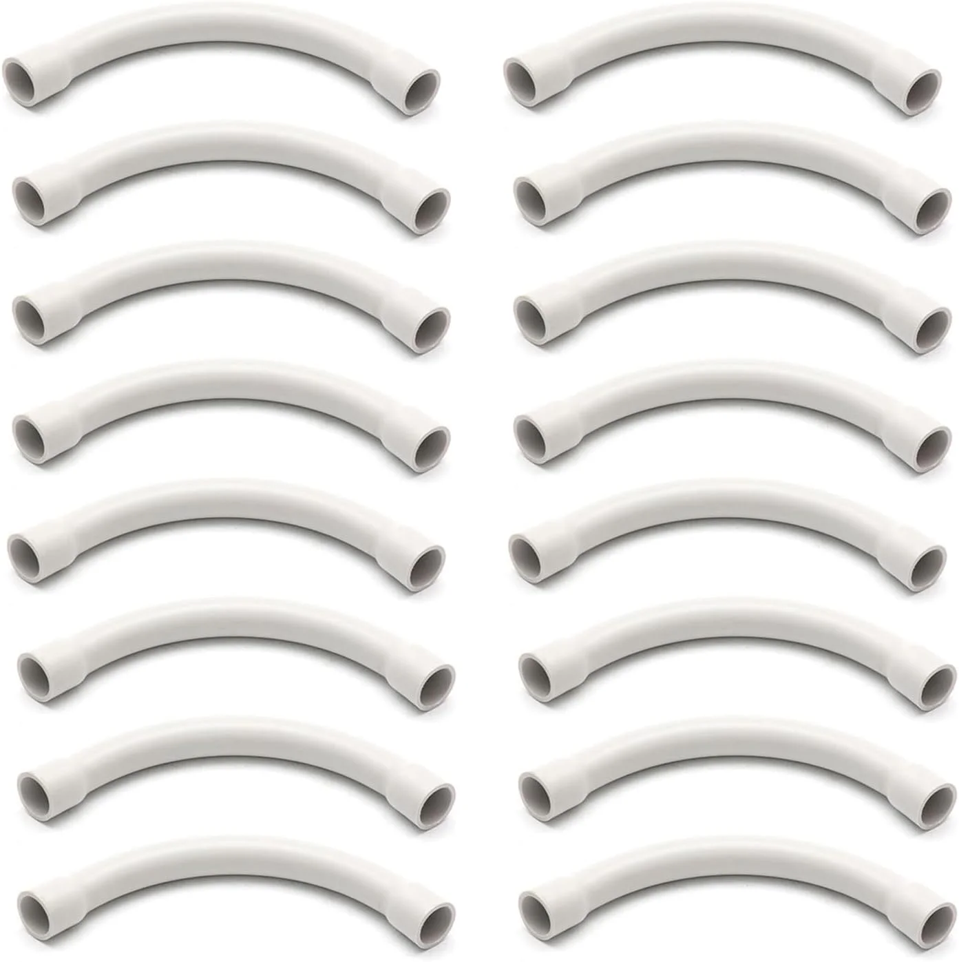 اتصالات زانویی لوله Gvrxec، بسته 16 عددی، زانویی 90 درجه لوله PVC M20 برای لوله برق، ساخت لوله، زهکشی، آبیاری کشاورزی، پروژه های DIY اتصالات زانویی لوله Gvrxec، بسته 16 عددی، زانویی 90 درجه لوله PVC M20 برای لوله برق، ساخت لوله، زهکشی، آبیاری کشاورزی، پروژه های DIY