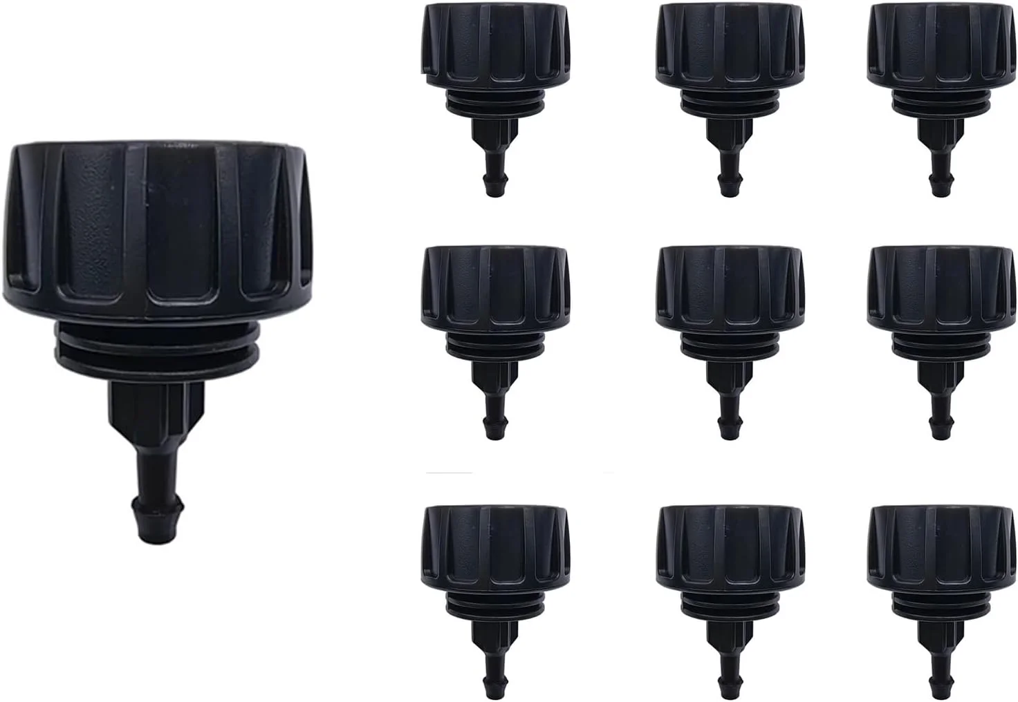 10 عدد اتصالات آبیاری قطره ای، اتصال رزوه ای تک خروجی لوله 4/7 برای سیستم آبیاری کشاورزی باغ 10 عدد اتصالات آبیاری قطره ای، اتصال رزوه ای تک خروجی لوله 4/7 برای سیستم آبیاری کشاورزی باغ