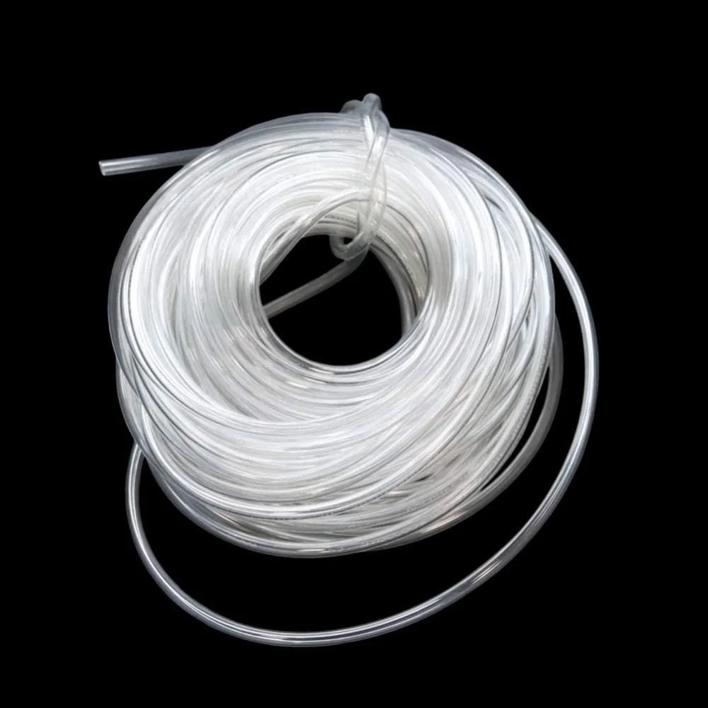 شلنگ هوا فشار قوی 20 متری GZDtdsd، شلنگ آب باغبانی کشاورزی لوله PU 4/6 میلی متری برای ابزار کشاورزی اتمیزه کننده صنعتی، مجرا و اتصالات (رنگ: شفاف)