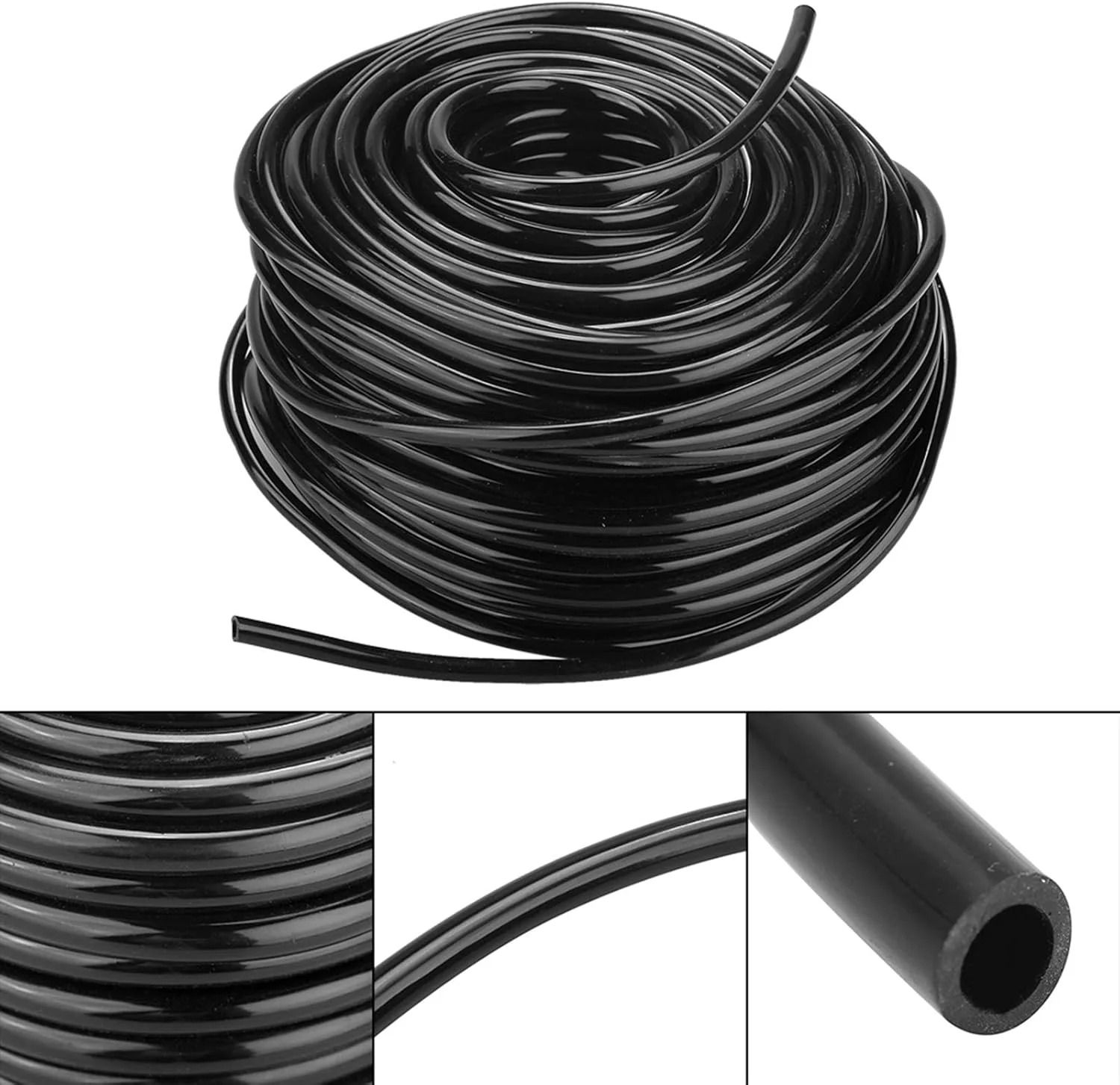 شیلنگ آبیاری باغبانی، شیلنگ پی وی سی انعطاف پذیر، شیلنگ صنعتی برای چمن، مزارع سبزیجات، باغچه ها و آبیاری چند منظوره (50 متر)