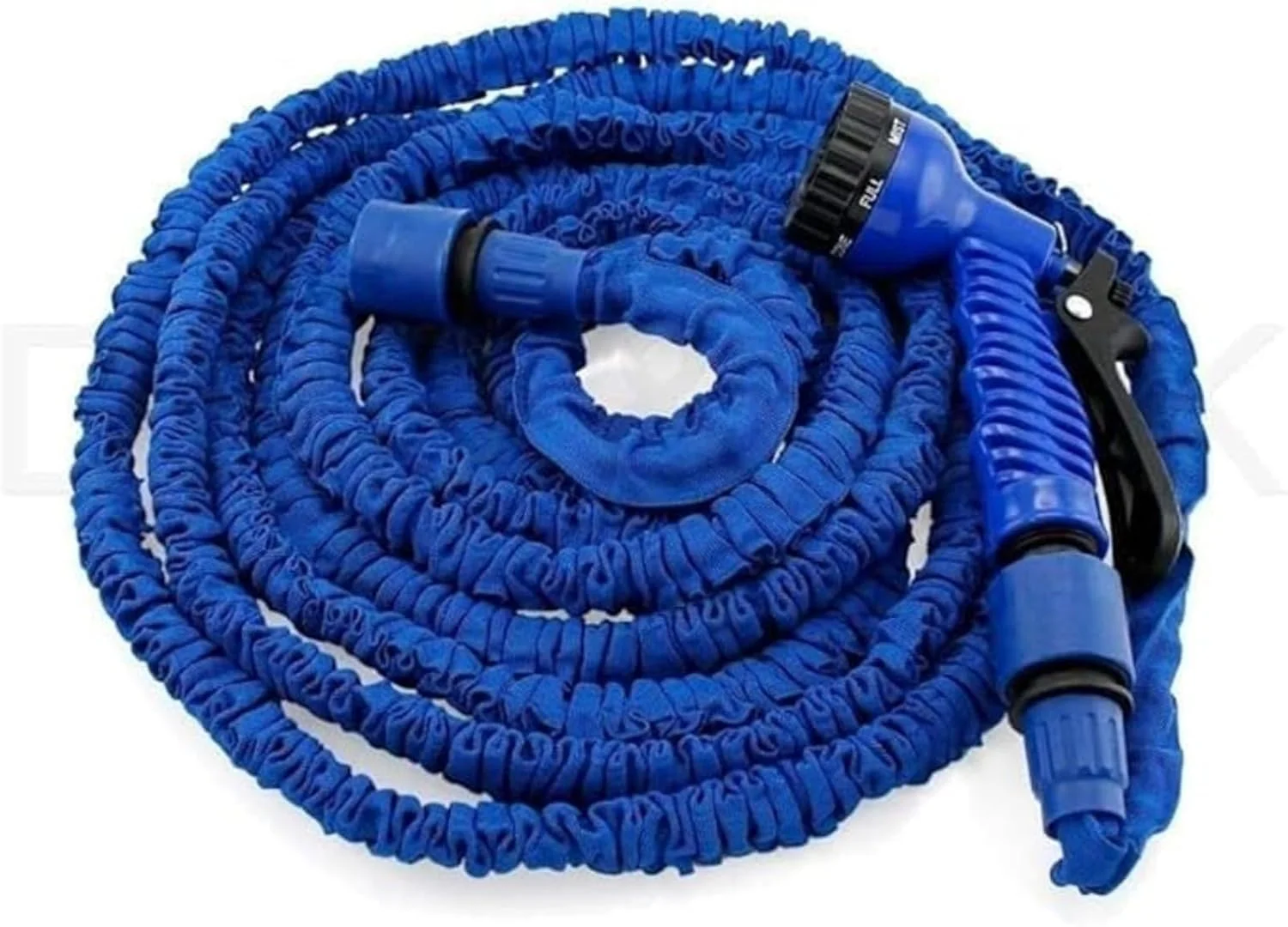 شلنگ جادویی 25 متری قابل افزایش طول با نازل های اسپری - شلنگ باغبانی انعطاف پذیر برای آبیاری گیاهان، شستشوی خودرو و پر کردن استخر - کیت شلنگ بادوام، شامل نازل تفنگی اسپری (672 سانتی متر)