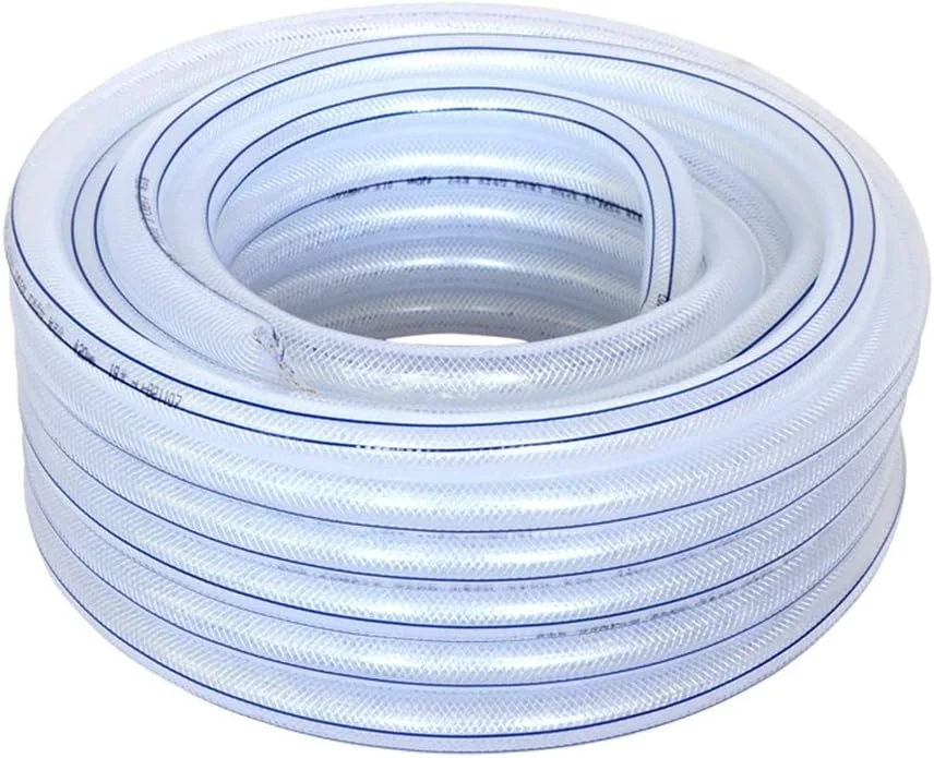 شلنگ آب ضد یخ باغ ZHWNGXO، 5 نقطه، 6 نقطه، 1 اینچ پلاستیک PVC لوله آب شفاف خانگی لوله پوست ماری کشاورزی (رنگ: 20 میلی متر، اندازه: 40 متر)