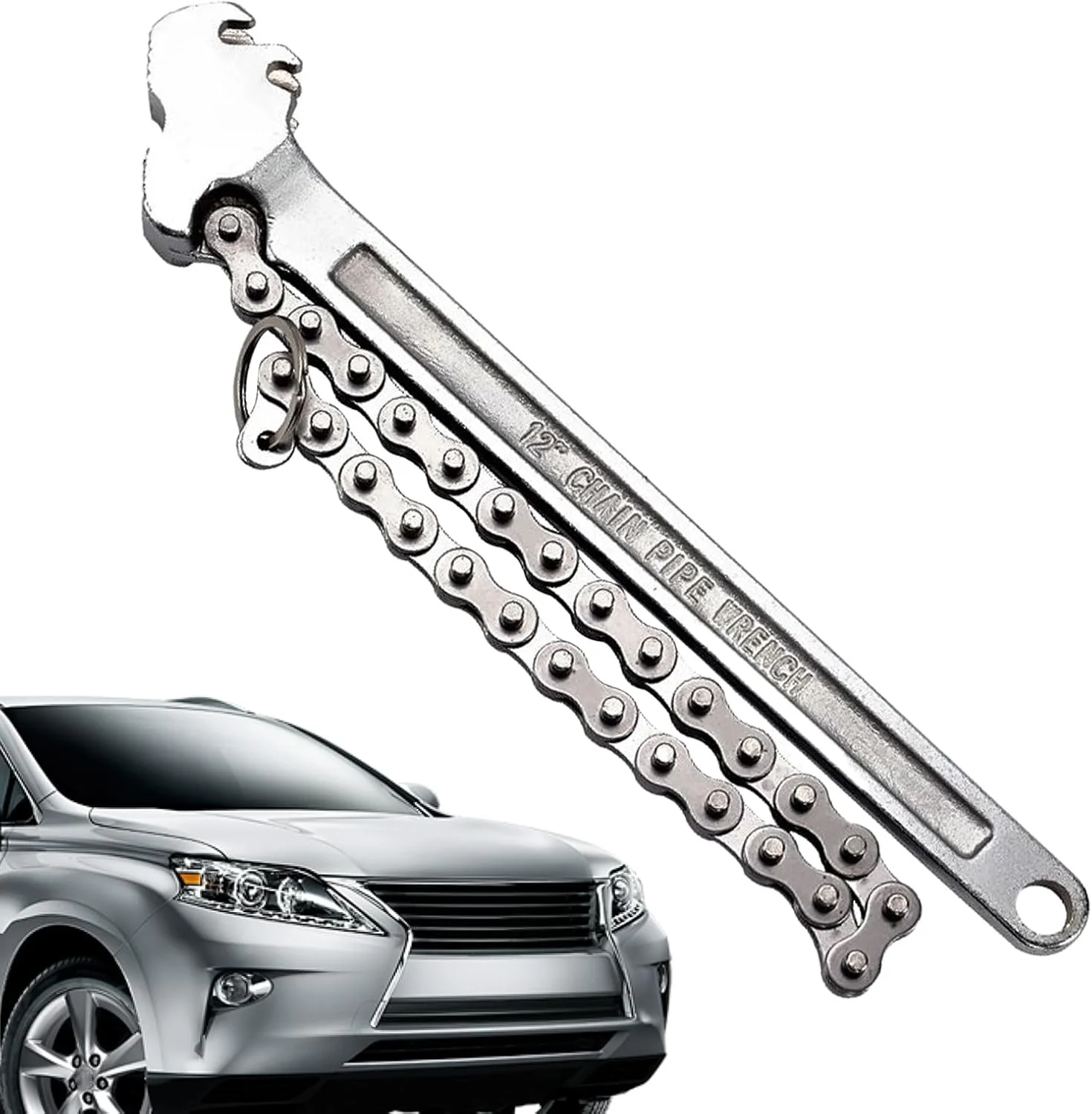 آچار زنجیری لوله، آچار زنجیری 16 اینچی برای اتصالات لوله، ابزار جداکننده لوازم جانبی قابل تنظیم تعمیر خودرو برای تجهیزات مهندسی بهبود خانه کشاورزی