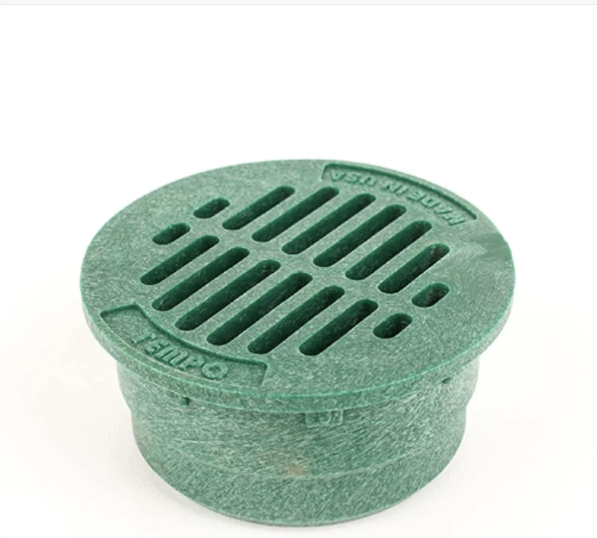 دریچه فاضلاب گرد تخت ممتاز One Stop Outdoor ساخت آمریکا، 3 اینچی، سبز رنگ - مناسب برای تمام لوله ها و اتصالات فاضلاب 3 اینچی، همچنین مناسب برای لوله های سه جداره و لوله های راه آب موجدار 3 اینچی (سبز)