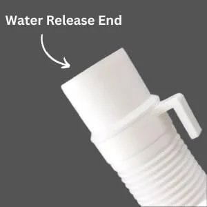 لوله خروجی ماشین لباسشویی مورنا 1.5 متری، پلاستیکی راه راه، مناسب برای تمام ماشین های لباسشویی اتوماتیک و نیمه اتوماتیک - سفید (بسته 1 عددی)