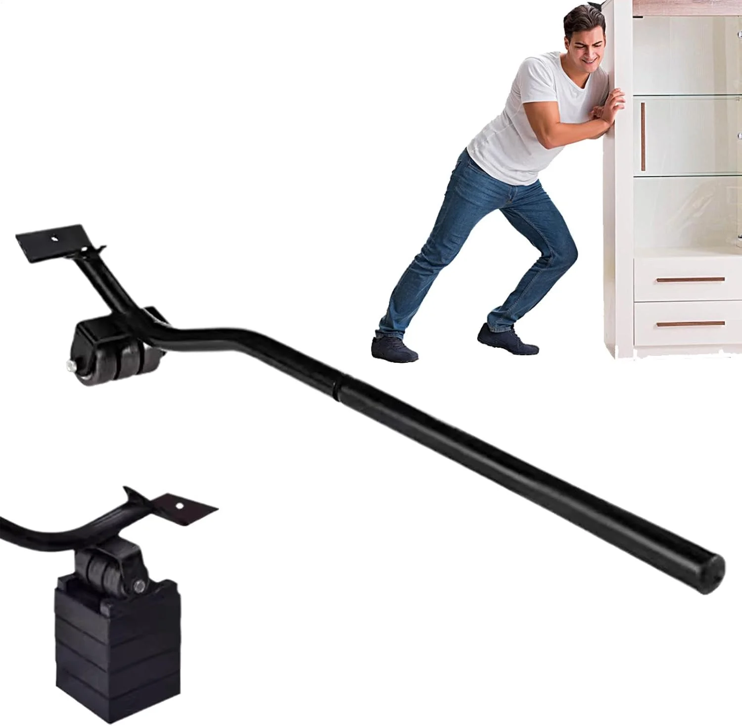 ابزار جابجایی مبلمان | اهرم جک مبلمان، ابزار جابجایی لوازم استیل برای مبل، یخچال، ماشین لباسشویی، تخت، کابینت