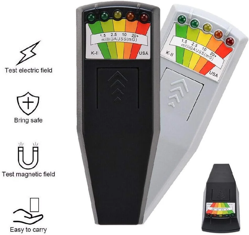 دستگاه EMF متر KII با طراحی بهبود یافته و لوکس (مشکی)