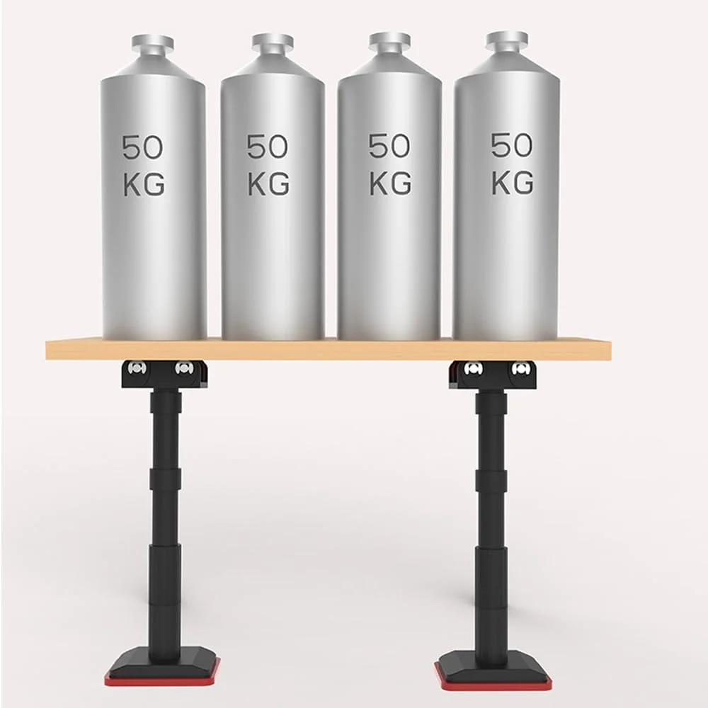 میله نگهدارنده قابل تنظیم Azonee، سیستم پشتیبانی دست سوم 2 عددی، براکت های نصب سینک زیر کابینتی، سینک افتاده برای جک های کابینت، میله های باربری، پشتیبانی دیوار خشک، طول از 19 سانتی متر تا 49 سانتی متر (مدل رولی)