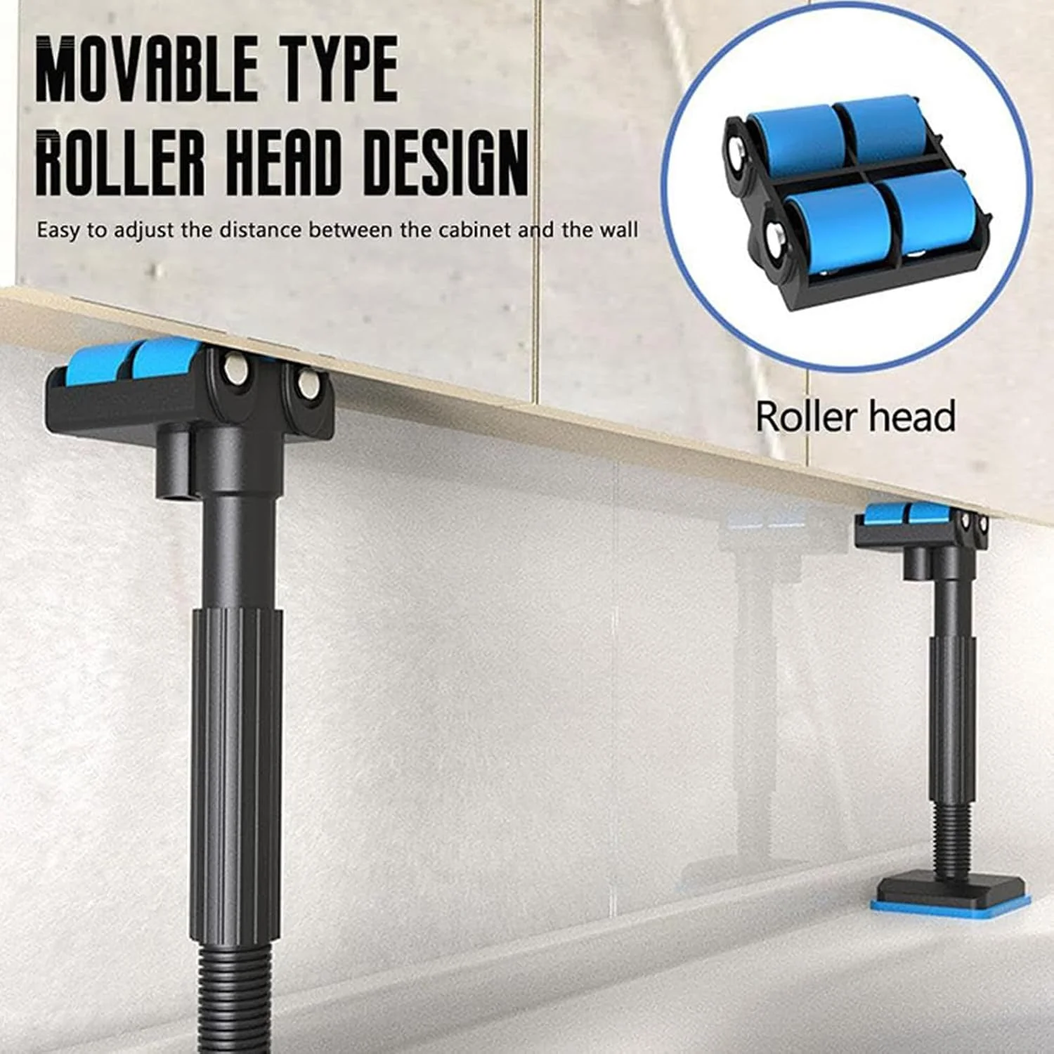 جک کابینت - جک تختخواب قابل تنظیم و صرفه جویی در کار | میله بالابر برای جابجایی خانه، پشتیبانی ساخت و ساز، نصب قاب