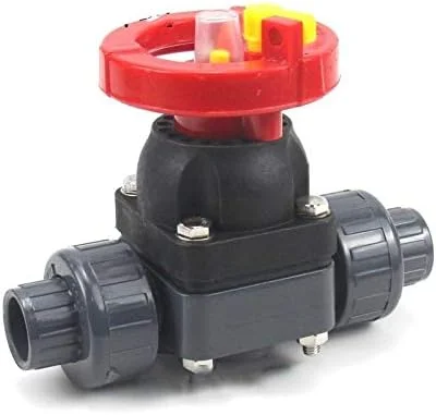 ابزار تعمیر لوله XELDEC، 1 عدد شیر دیافراگمی UPVC 20~63 میلی‌متری، اتصالات لوله آب آبیاری باغ، اتصال لوله شهری دوگانه، شیر PVC صنعتی (سایز: 2 اینچ 63 میلی‌متر)