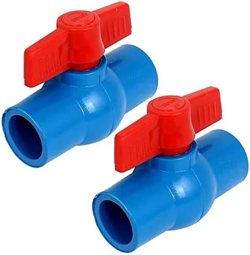 اتصال لوله شیر توپی U-PVC پورت کامل منبع آب 25 میلی متر به 25 میلی متر XYWHPGV، 2 عدد