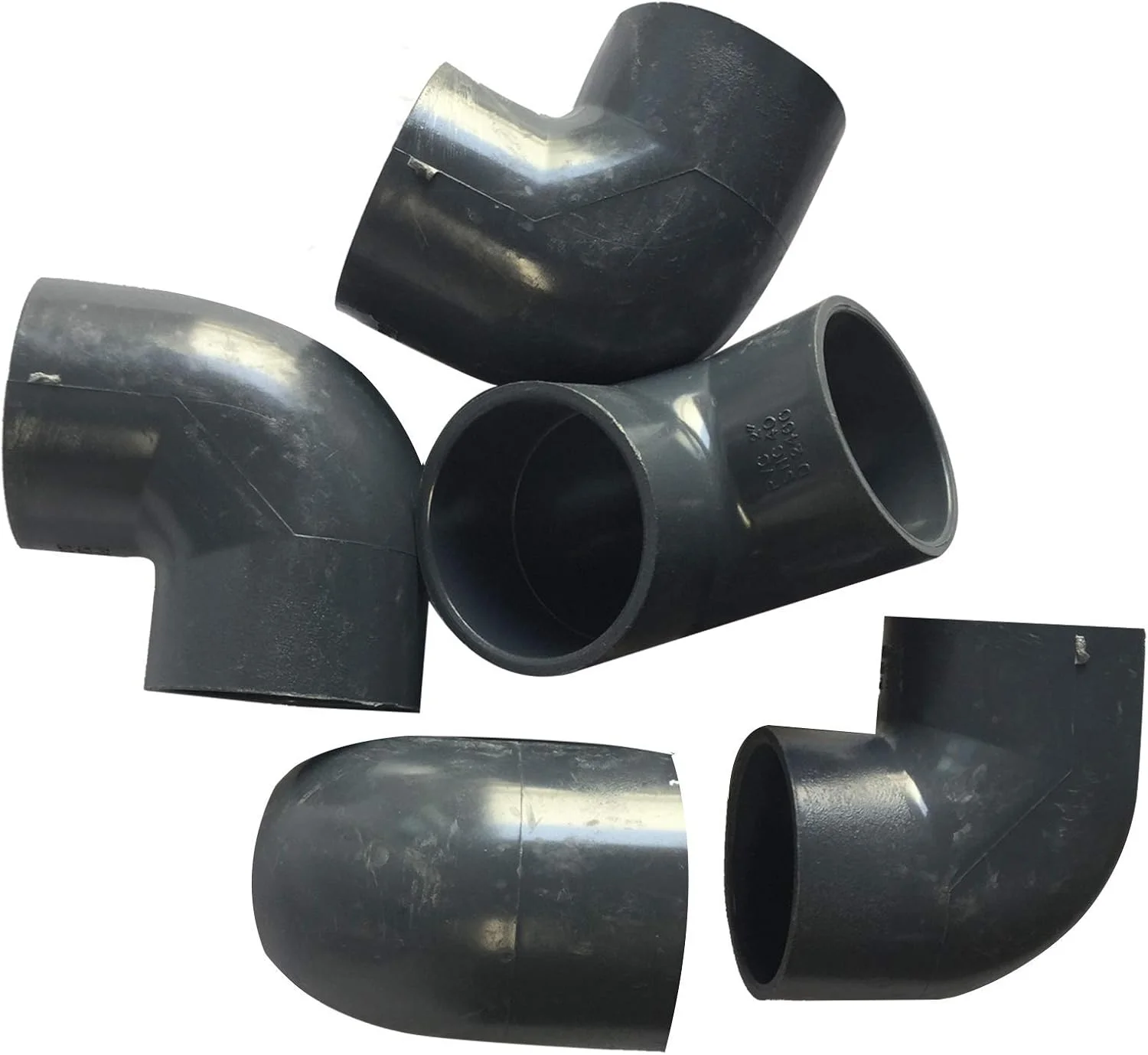 زانویی 90 درجه U-PVC SHC-40، 2 اینچ - بسته 5 عددی