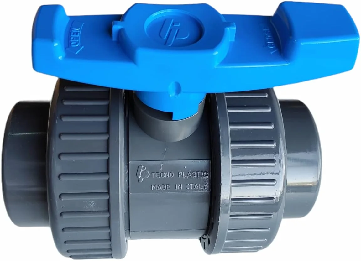 شیر توپی دو سر کوپله UPVC تکنو پلاستیک 32 میلی متر DN25 PN16 اتصالات لوله PVC فشار قوی آبرسانی شیر توپی دو سر کوپله UPVC تکنو پلاستیک 32 میلی متر DN25 PN16 اتصالات لوله PVC فشار قوی آبرسانی