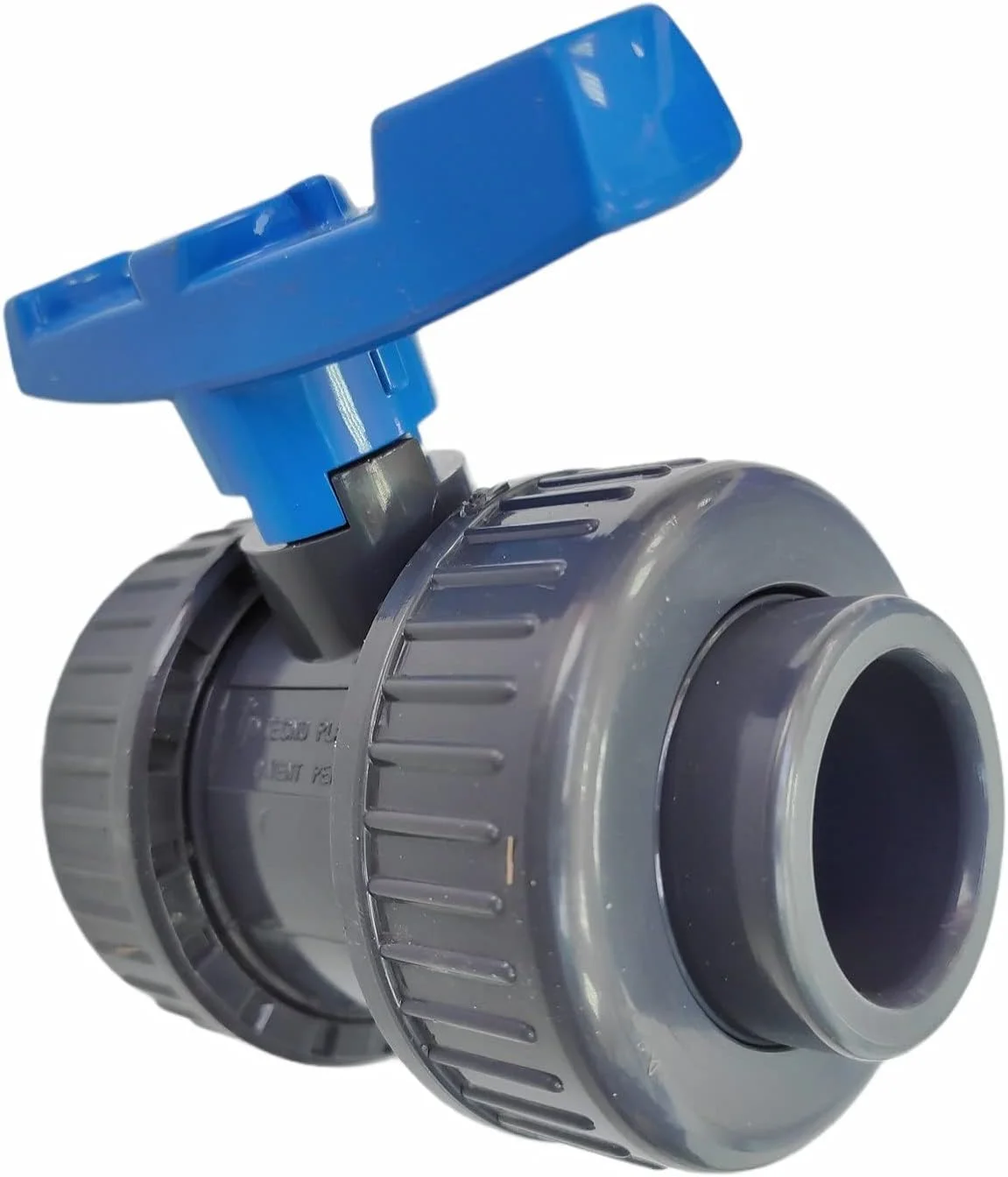 شیر توپی دو سر کوپله UPVC تکنو پلاستیک 90 میلی متر DN80 PN10 اتصالات لوله PVC آبرسانی فشار قوی