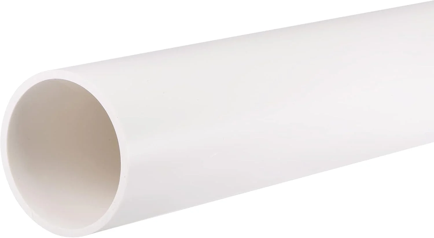 لوله گرد سخت PVC سورسینگ مپ، قطر داخلی 57 میلی‌متر، قطر خارجی 63 میلی‌متر، طول 0.35 متر، سفید، مقاوم در برابر ضربه، مناسب برای لوله آب و صنایع دستی