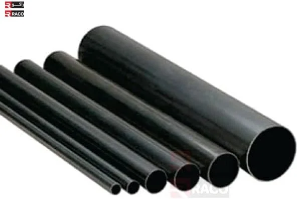 لوله PVC مشکی Raco برای سیم کشی و کابل کشی برق، مناسب برای مصارف خانگی، اداری و صنعتی، داخلی و خارجی، 95 سانتی متر - بسته 3 عددی (20 میلی متر، نرمال)