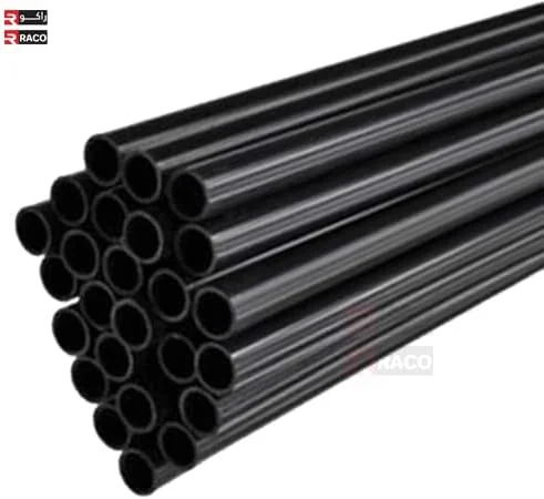 لوله PVC مشکی Raco برای سیم کشی و کابل کشی برق، مناسب برای مصارف خانگی، اداری و صنعتی، داخلی و خارجی، 95 سانتی متر - بسته 3 عددی (20 میلی متر، نرمال)