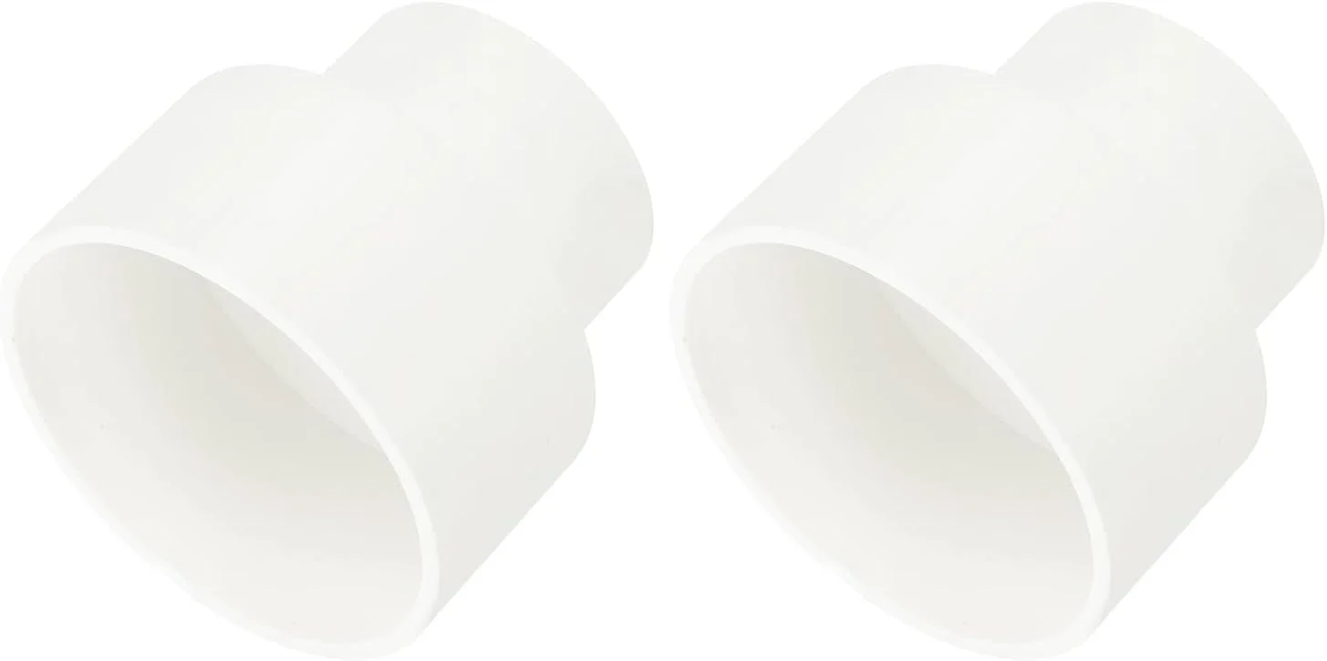 اتصال کاهنده UPVC کوارکزمن، تبدیل لوله مستقیم PVC 4 × 2-1/2 اینچ برای لوله های فاضلاب خانگی، سفید، بسته 1 عددی