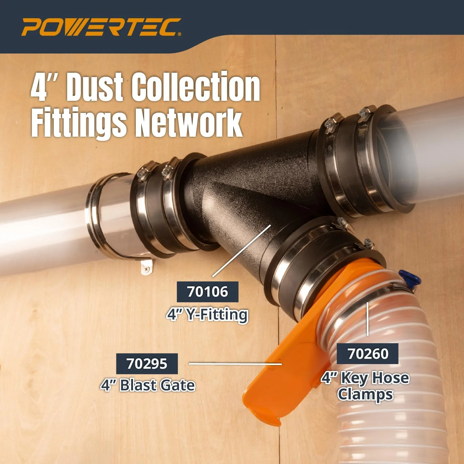 لوله PVC شفاف پاور تک، 4 اینچ در 36 اینچ طول، 1 عدد لوله پلاستیکی سخت، لوله گرد سازگار با اتصالات جمع آوری گرد و غبار، شلنگ برای ابزار نجاری، سیستم جمع آوری گرد و غبار، ماشین های اسباب بازی و لانه پرنده (70272W) لوله PVC شفاف پاور تک، 4 اینچ در 36 اینچ طول، 1 عدد لوله پلاستیکی سخت، لوله گرد سازگار با اتصالات جمع آوری گرد و غبار، شلنگ برای ابزار نجاری، سیستم جمع آوری گرد و غبار، ماشین های اسباب بازی و لانه پرنده (70272W)