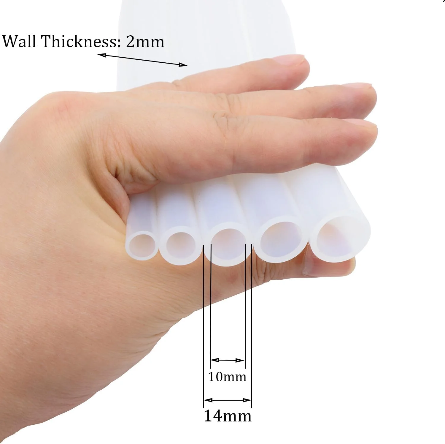 لوله سیلیکونی QJZXUEZHEN 3/8 اینچ (10 میلیمتر) قطر داخلی x 9/16 اینچ (14 میلیمتر) قطر خارجی، شفاف، انعطافپذیر، لوله لاستیکی سیلیکونی، شیلنگ آب و هوا، لوله شفاف (1 متر؛ 10x14 میلیمتر) لوله سیلیکونی QJZXUEZHEN 3/8 اینچ (10 میلیمتر) قطر داخلی x 9/16 اینچ (14 میلیمتر) قطر خارجی، شفاف، انعطافپذیر، لوله لاستیکی سیلیکونی، شیلنگ آب و هوا، لوله شفاف (1 متر؛ 10x14 میلیمتر)