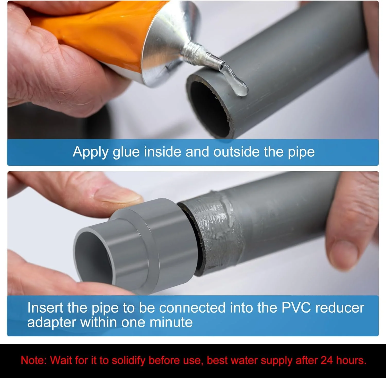 کوپلینگ کاهنده لوله PVC کوارکزمن، بسته 2 عددی، 50 میلی متر به 40 میلی متر، اتصالات لوله کاهنده، آداپتور اتصال لوله برای اتصالات لوله آب آبیاری مزرعه باغ، خاکستری کوپلینگ کاهنده لوله PVC کوارکزمن، بسته 2 عددی، 50 میلی متر به 40 میلی متر، اتصالات لوله کاهنده، آداپتور اتصال لوله برای اتصالات لوله آب آبیاری مزرعه باغ، خاکستری