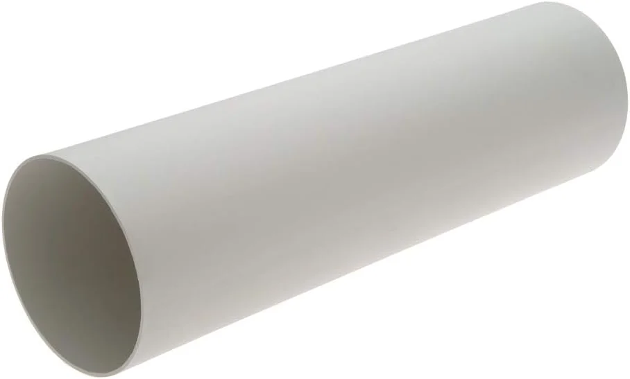 لوله داکت پلاستیکی سخت PVC مدل FRS، قطر 100 میلی‌متر / 4 اینچ، طول 350 میلی‌متر / لاینر دیوار / کانال داکت مستقیم سخت