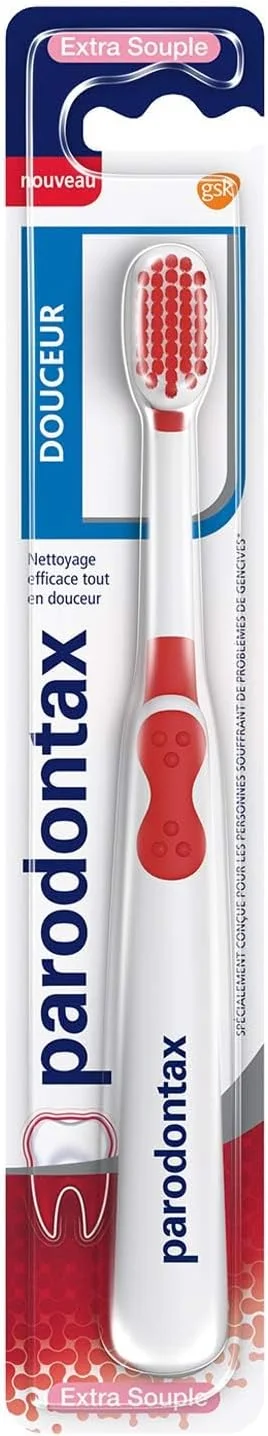 مسواک خیلی نرم پارونتودنتکس، کمک به توقف و جلوگیری از خونریزی لثه، مدل تصادفی
