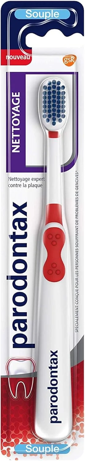 مسواک خیلی نرم پارونتودنتکس، کمک به توقف و جلوگیری از خونریزی لثه، مدل تصادفی