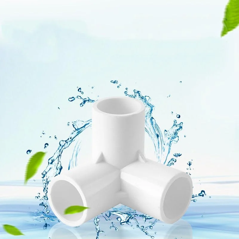 اتصالات PVC پنج عددی 1/2 اینچ، اتصالات لوله گوشه ای برای اتصال آرنج لوله درجه مبلمان، اتصالات سه راهی خروجی جانبی برای تمام سازه های PVC DIY