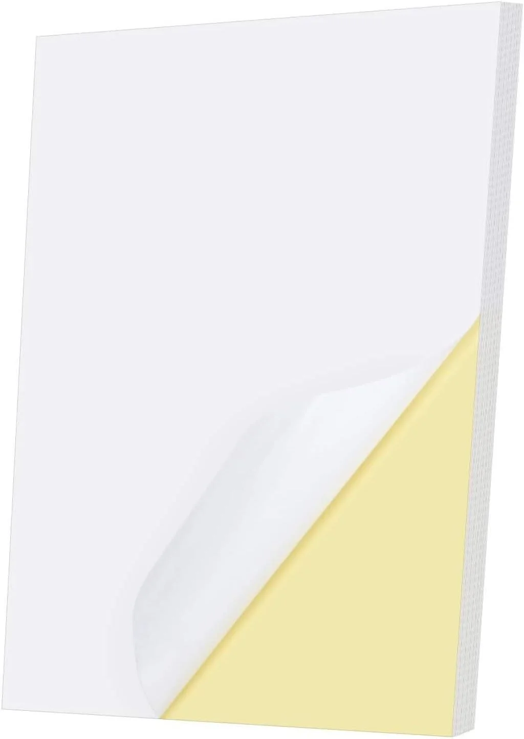 پرمیفای 25 برگه کاغذ استیکر مات سفید سایز A4 | برچسب های چاپی، برچسب برای آدرس پستی، عکس ها و تصاویر، برچسب های لوازم التحریر، فتوکپی کودکان (پوشش مات)