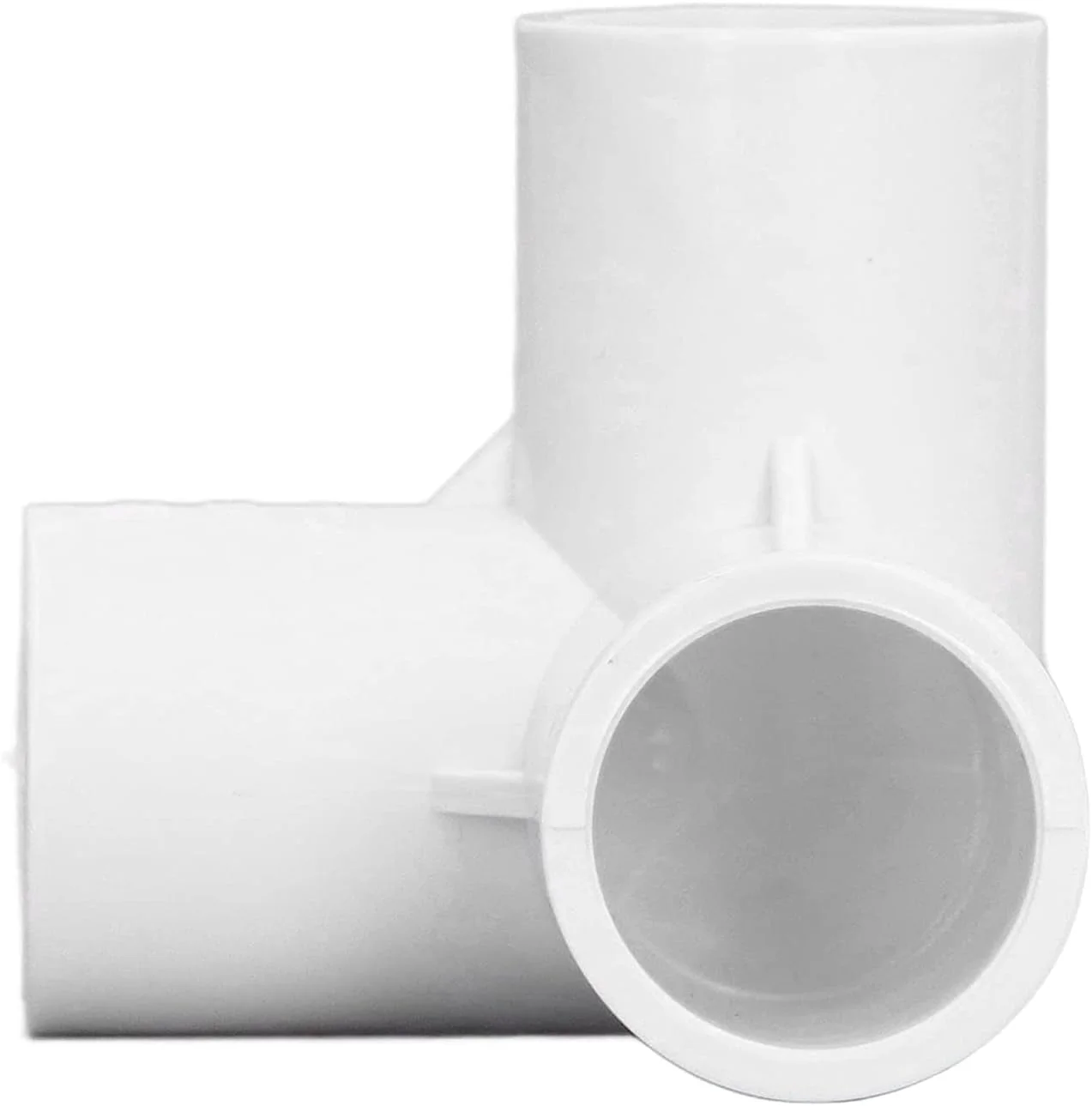 اتصالات لوله سه راهی DMAKS، اتصال آسان مقاوم در برابر ضربه، اتصال دهنده سه راهی UPVC پایدار با قطر داخلی 1/2 اینچ برای نصب مبلمان و اتصال چادر (10 عدد) اتصالات لوله سه راهی DMAKS، اتصال آسان مقاوم در برابر ضربه، اتصال دهنده سه راهی UPVC پایدار با قطر داخلی 1/2 اینچ برای نصب مبلمان و اتصال چادر (10 عدد)