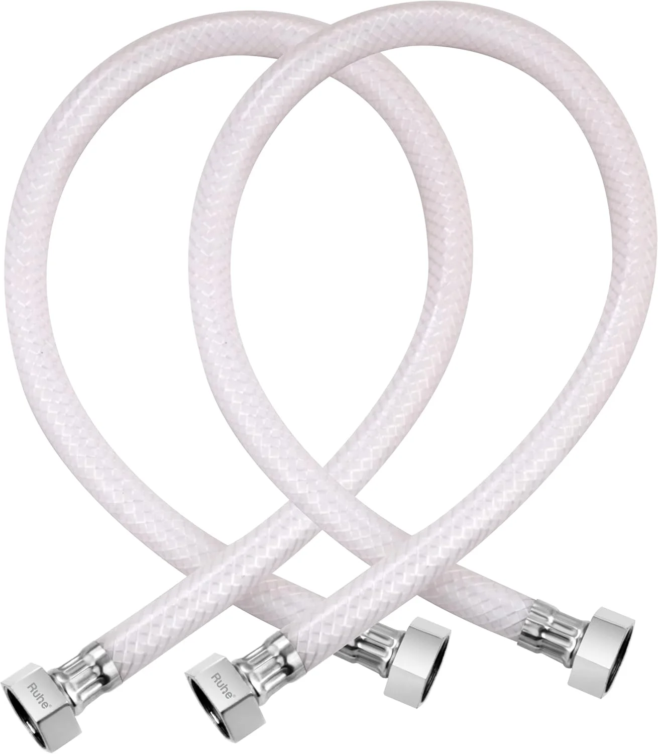 لوله اتصال PVC Ruhe® | 60 سانتی متر | لوله اتصال PVC سنگین مناسب برای آبگرمکن، شیرآلات رومیزی/شیرهای آب | مجموعه 2 عددی