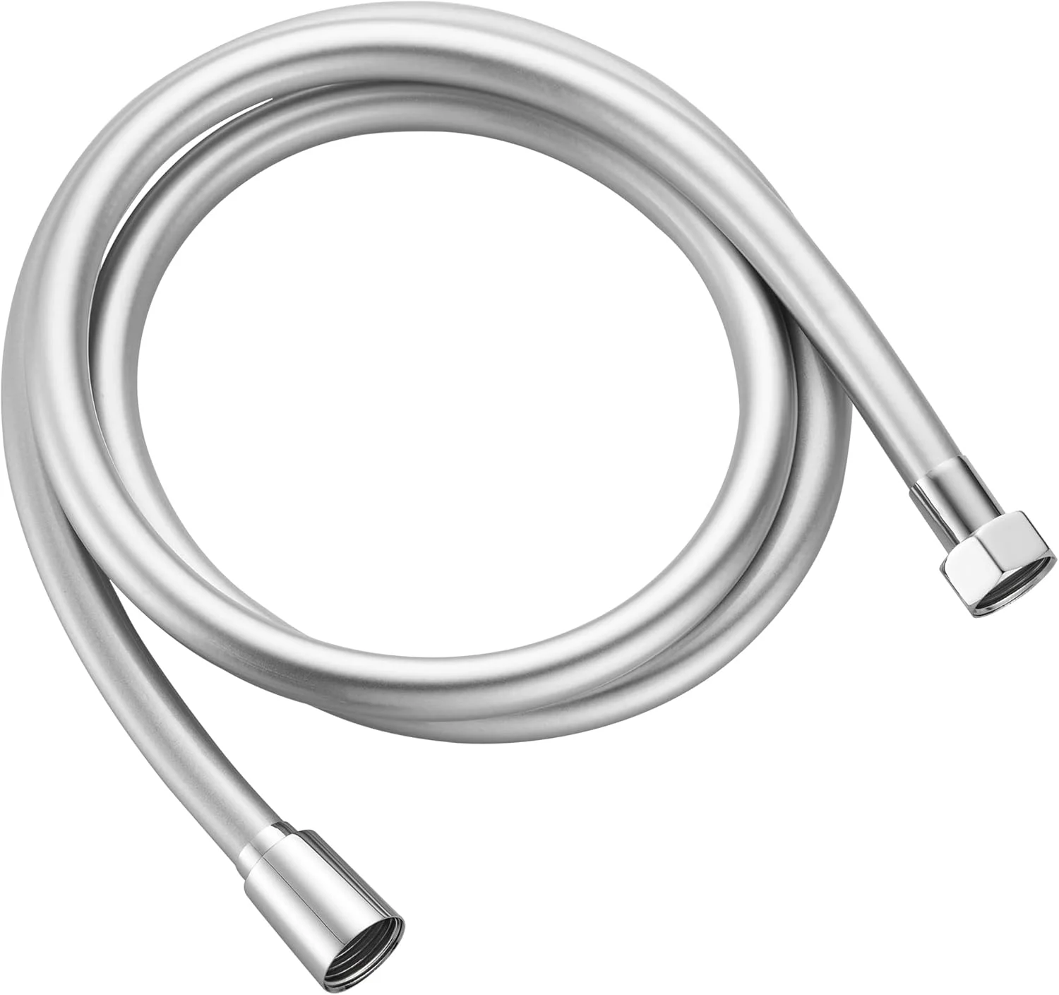 شلنگ دوش انعطاف پذیر PVC BRIMIX جایگزین شلنگ دوش دستی ضد نشت و ضد زنگ لوله دوش نقره ای 1.5 متری