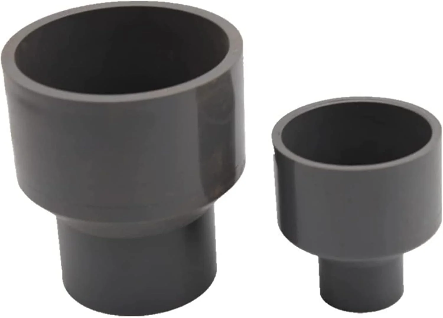 اتصال کاهنده دو طرفه لوله U-PVC DWV باکس اونلی، اتصال لوله DN100*40 110mmx50mm، اتصال مستقیم لوله برای قفسه های مبلمان