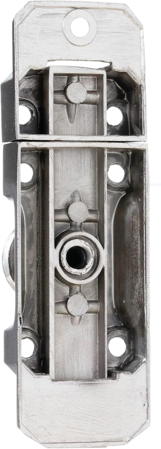 قفل زبانه ای درب استوانه ای نقره ای YoiYee، قفل کشویی امنیتی آلیاژ روی 3 اینچی برای درها