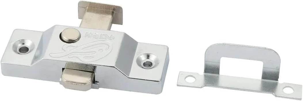 زبانه فنری 24 میلی متری XYWHPGV از جنس آلیاژ روی، قفل درب و پنجره با صفحه زاویه راست (23276 a1e12 cd3c2 6c2a9 9b646 1dae4