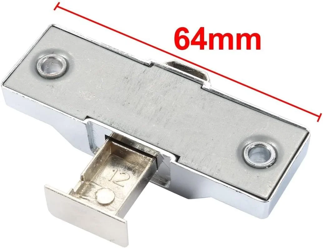 زبانه فنری 24 میلی متری XYWHPGV از جنس آلیاژ روی، قفل درب و پنجره با صفحه زاویه راست (23276 a1e12 cd3c2 6c2a9 9b646 1dae4