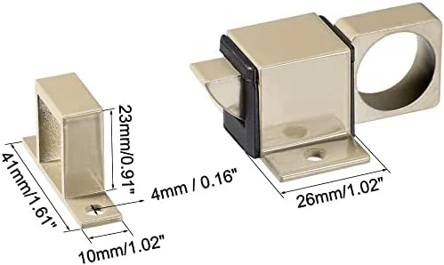 زبانه قفل درب XYWHPGV، قفل فنری اتوماتیک امنیتی درب و پنجره از جنس آلیاژ آلومینیوم (خاکی)(79705 75ba8 47eba 5d7b0 f50f5 5021e)