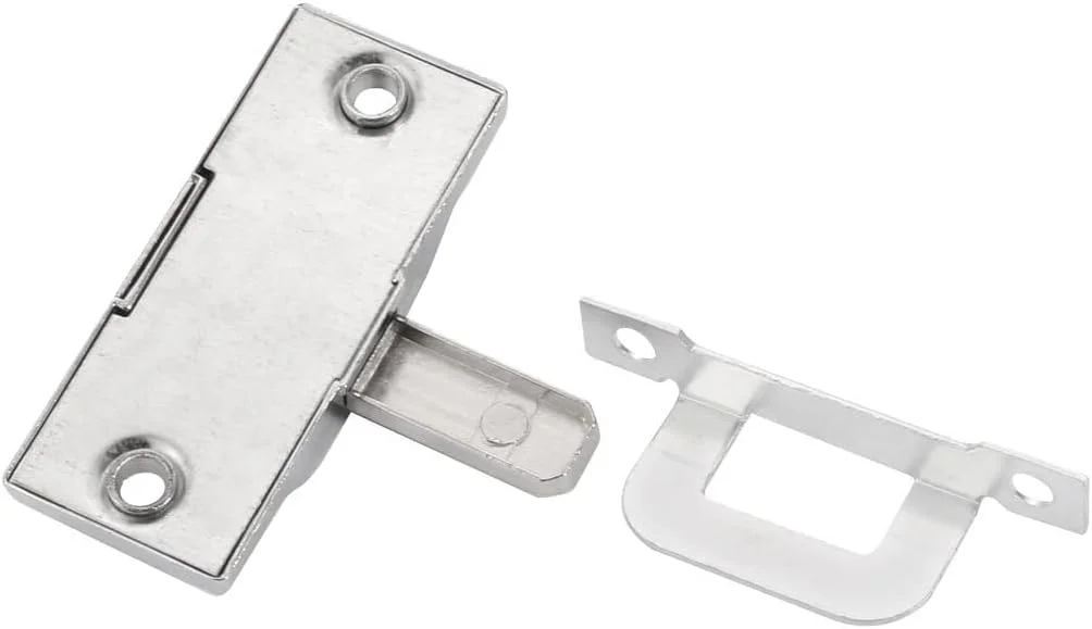 زبانه فنری 22 میلی متری آلیاژ روی XYWHPGV، قفل درب و پنجره با صفحه زاویه راست، 2 عدد