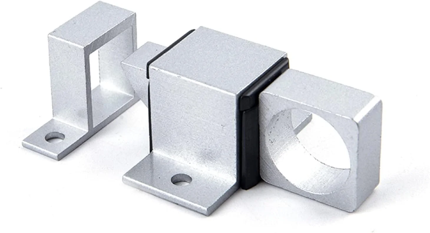 قفل زبانه درب UTOYA، قفل خودکار فنری آلومینیومی برای امنیت پنجره و دروازه