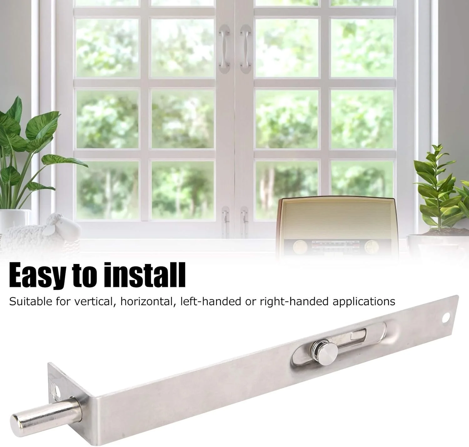 زبانه کشویی TMKJZL، قفل درب، 4 عدد برای کشوها، کابینت ها، قفل کردن درب ها و پنجره ها