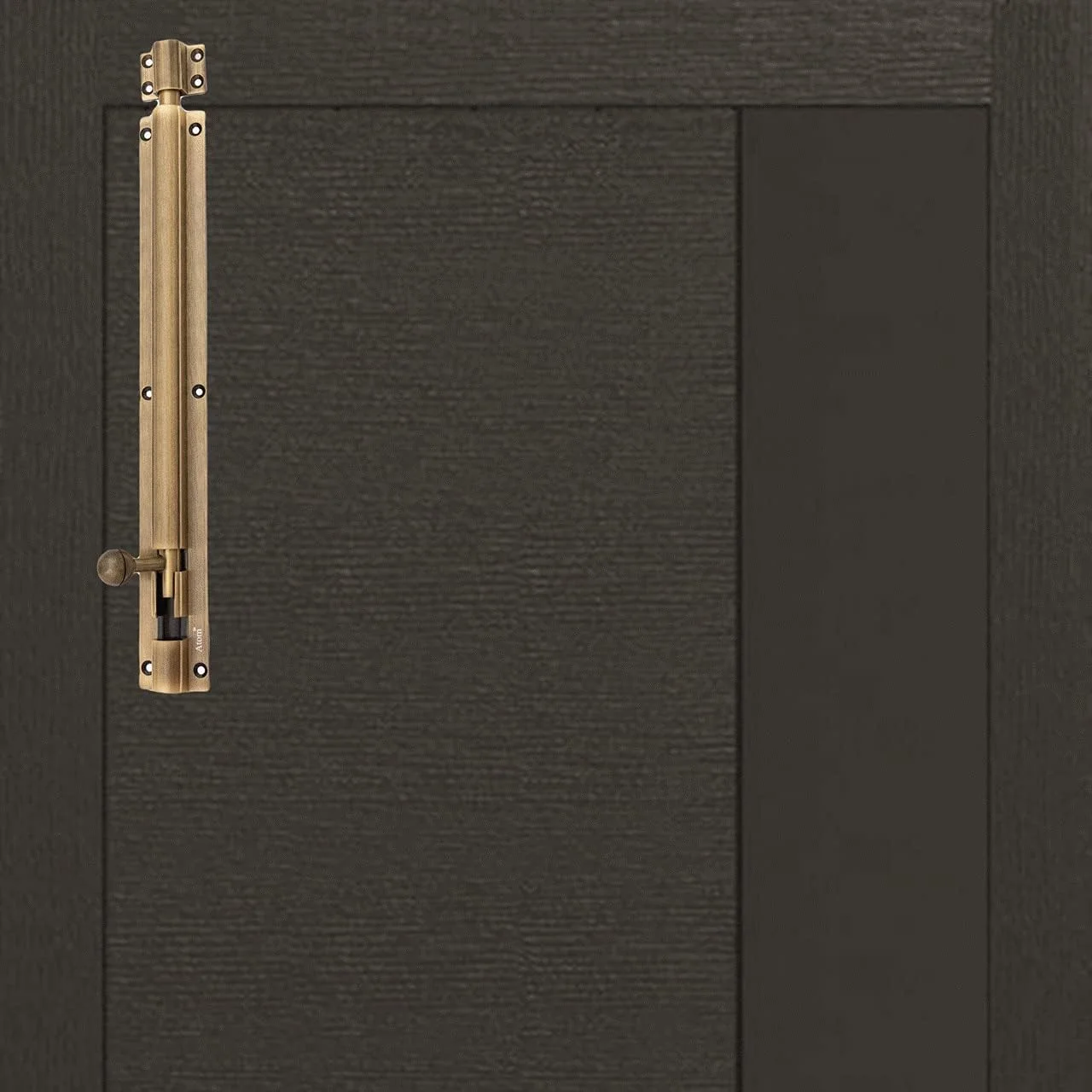 قفل زبانه ای آلومینیومی 10 اینچی Atom TB001 با روکش عتیقه برای درب و پنجره (بسته 6 عددی)