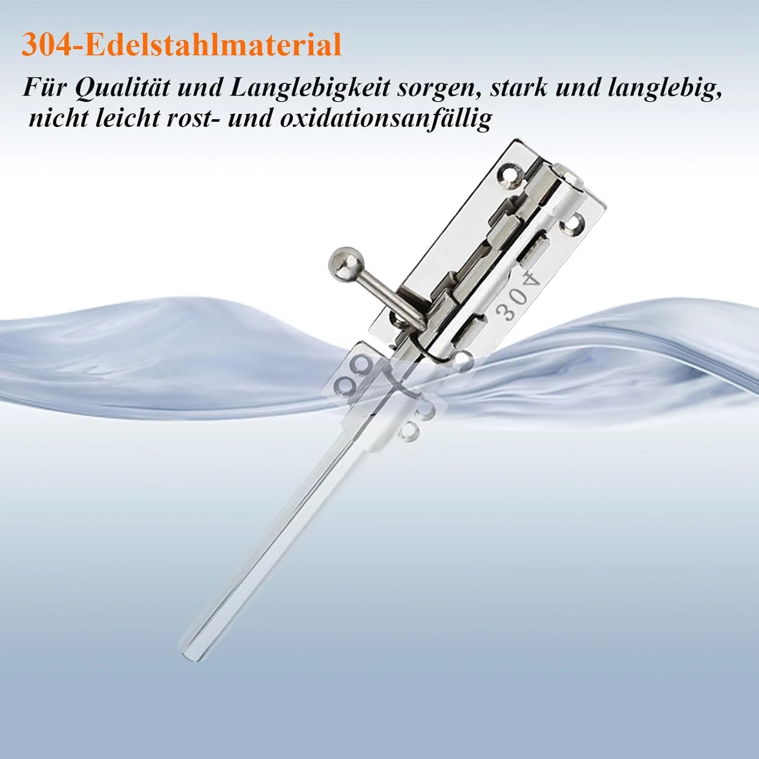 قفل درب کشویی استیل 304، قفل دروازه، قفل کشویی سنگین، قفل امنیتی ضخیم شده، قفل سخت افزاری درب، قفل بشکه ای قابل قفل