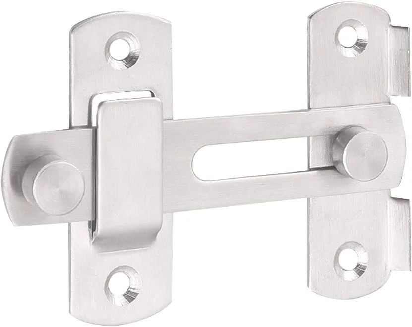 قفل درب کشویی ایمنی، قفل استیل ضد زنگ، قفل درب، قفل محافظ درب، قفل ایمنی درب و قفل محفظه حیوانات کوچک