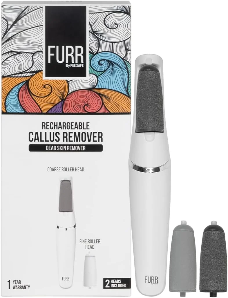 سوهان پدیکور شارژی FURR | از بین برنده پوست مرده پا | 2 حالت سرعت | 2 سری غلتکی برای لایه برداری | 1 سال گارانتی | 1 ساعت عمر باتری | مقاوم در برابر آب سوهان پدیکور شارژی FURR | از بین برنده پوست مرده پا | 2 حالت سرعت | 2 سری غلتکی برای لایه برداری | 1 سال گارانتی | 1 ساعت عمر باتری | مقاوم در برابر آب