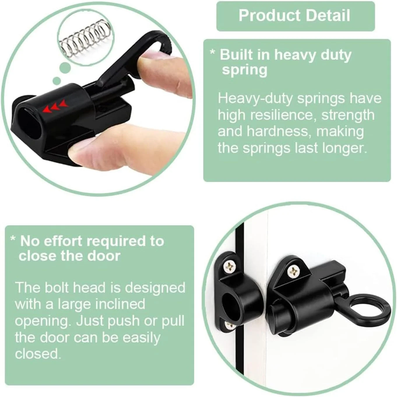 قفل خودکار فنری X، بسته 4 عددی قفل درب مشکی با 12 پیچ نصب، قفل خودکار ایمنی آلیاژ آلومینیوم برای پنجره، قفل خودکار درب برای دروازه، پنجره و کابینت قفل خودکار فنری X، بسته 4 عددی قفل درب مشکی با 12 پیچ نصب، قفل خودکار ایمنی آلیاژ آلومینیوم برای پنجره، قفل خودکار درب برای دروازه، پنجره و کابینت